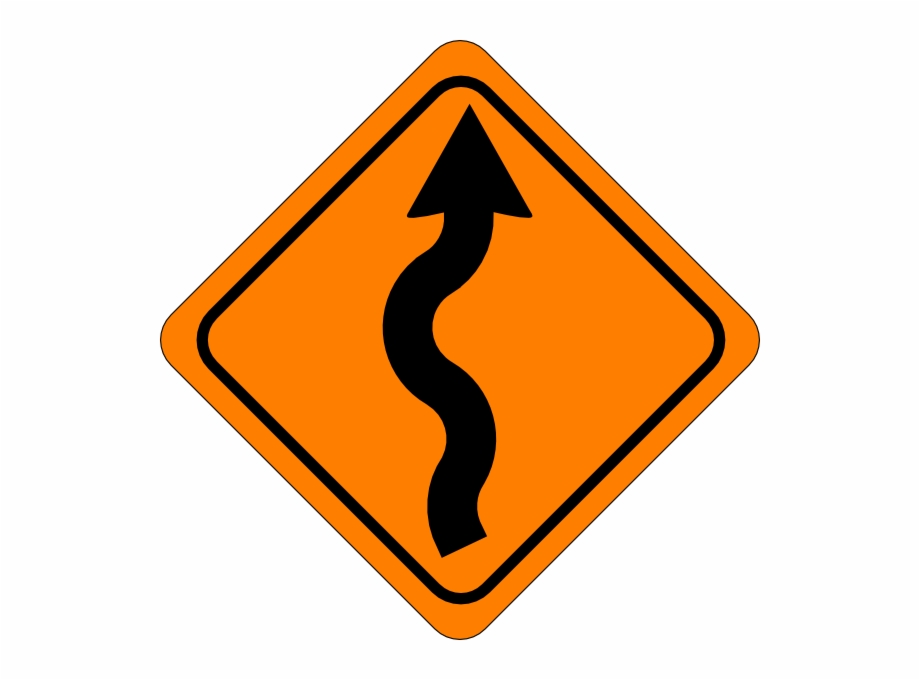Curved Road Sign