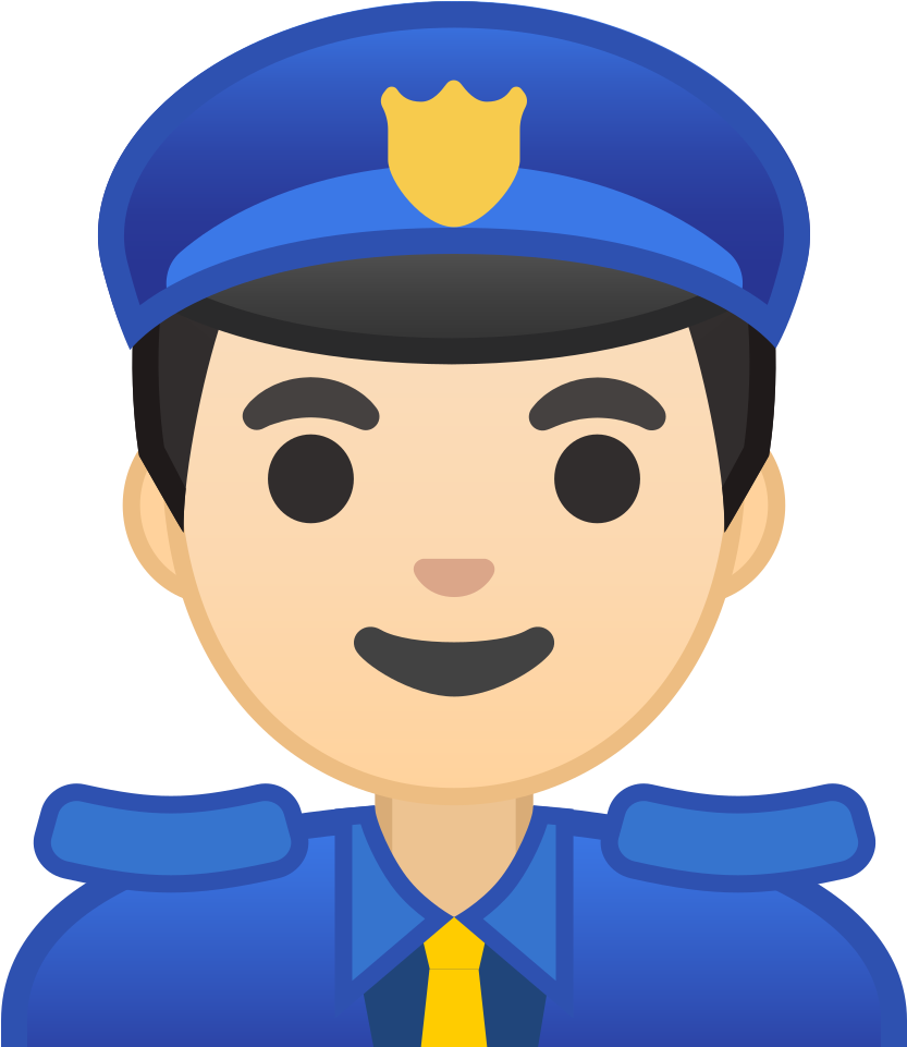 Download Svg Download Png Police Man Emoji