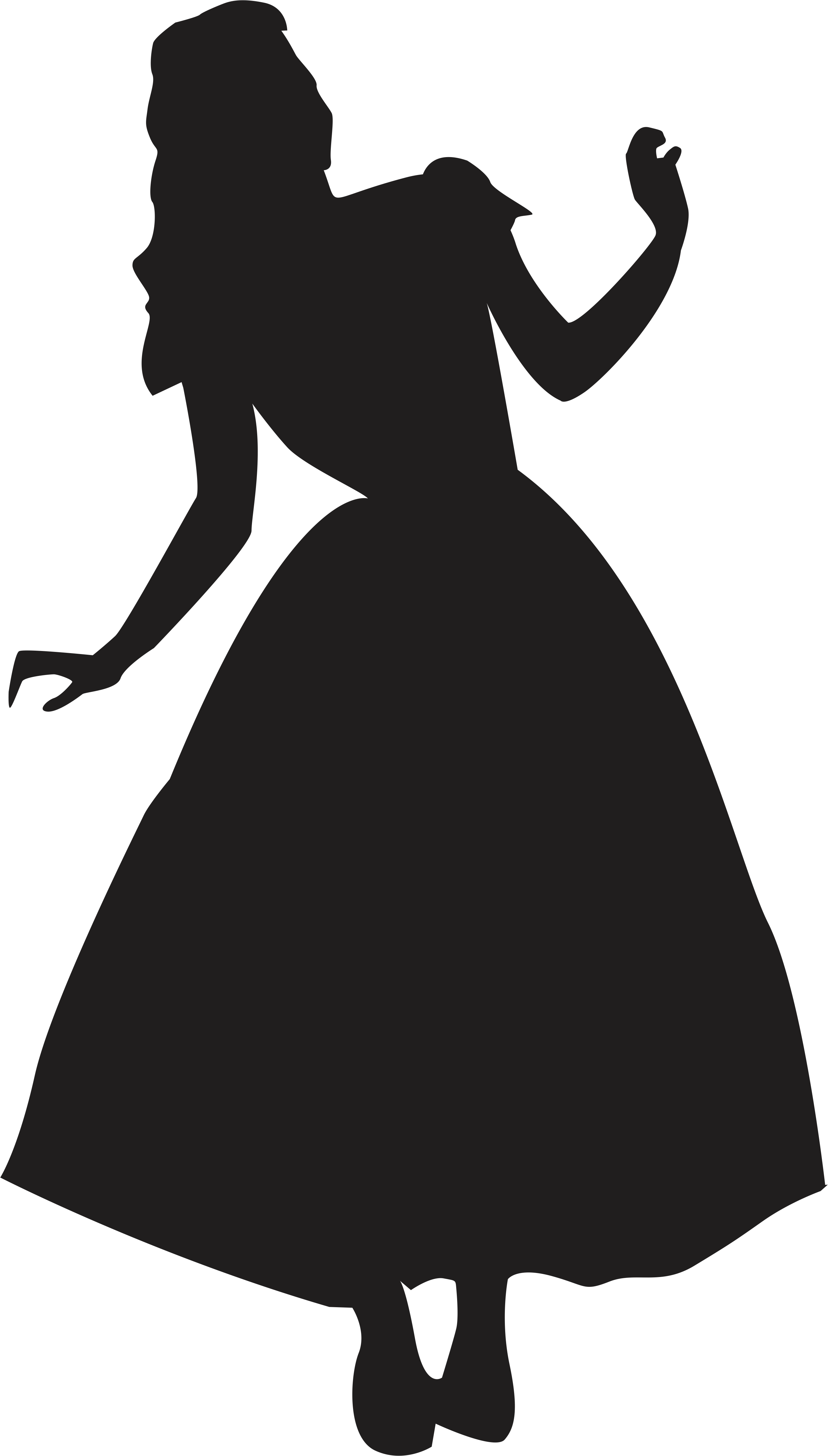 silhouette princess png

