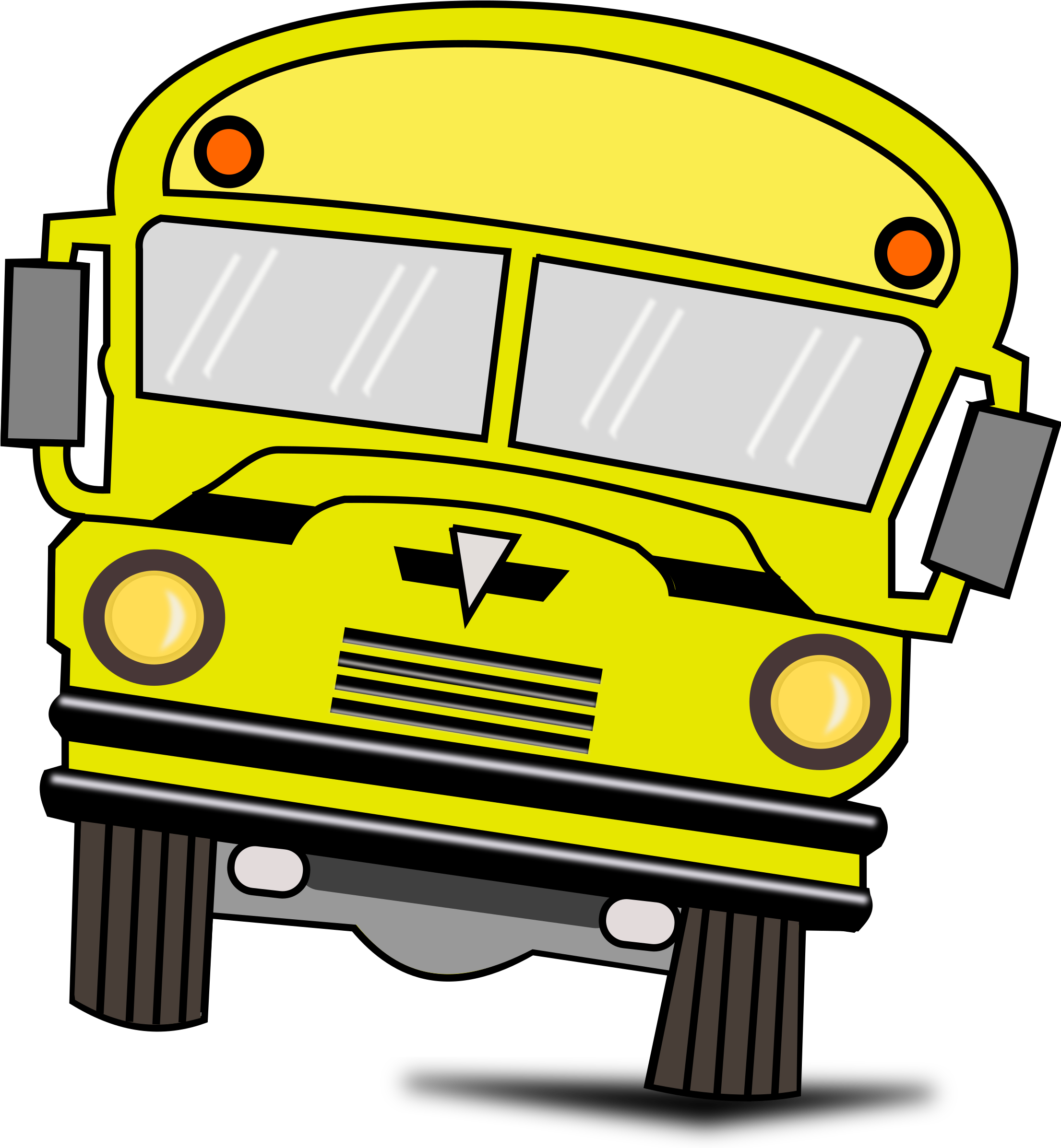 Red School Bus Clipart Png Download Onibus Desenho