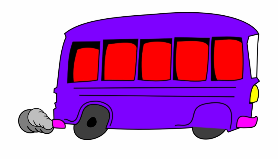 School Bus 303499 960 720 Purple Bus Clipart