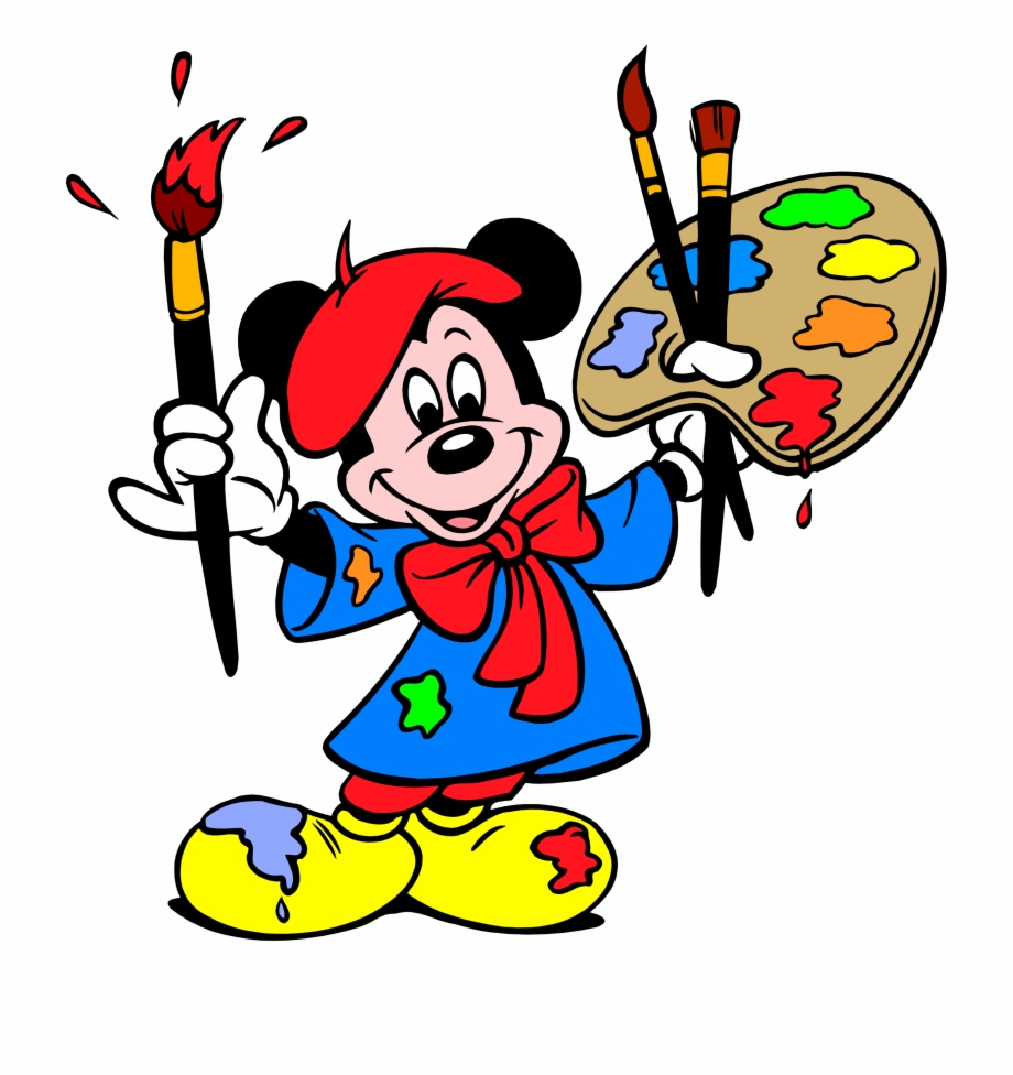 Alistair Gentry Mickey Mouse Painting Clipart