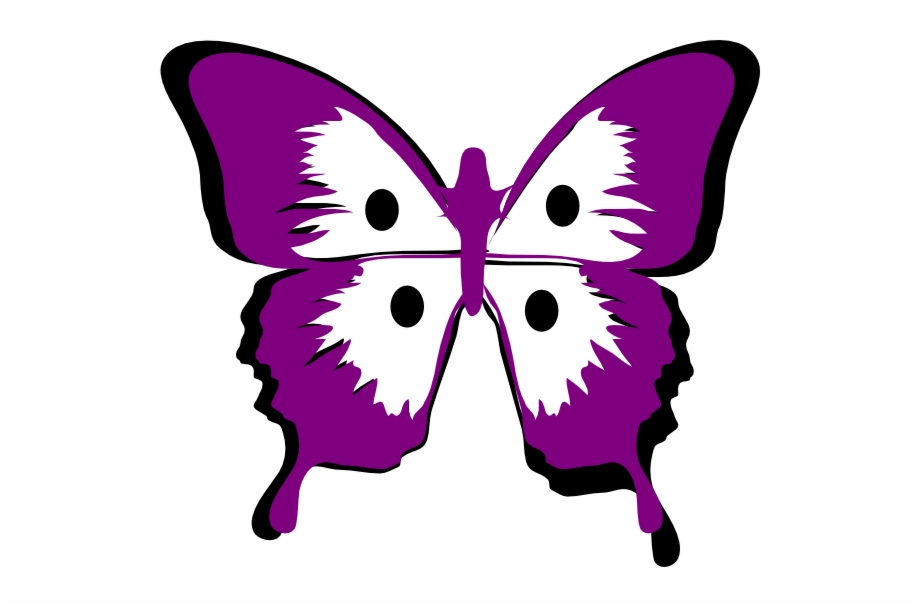 Public Domain Clipart Butterfly Cartoons Black And White