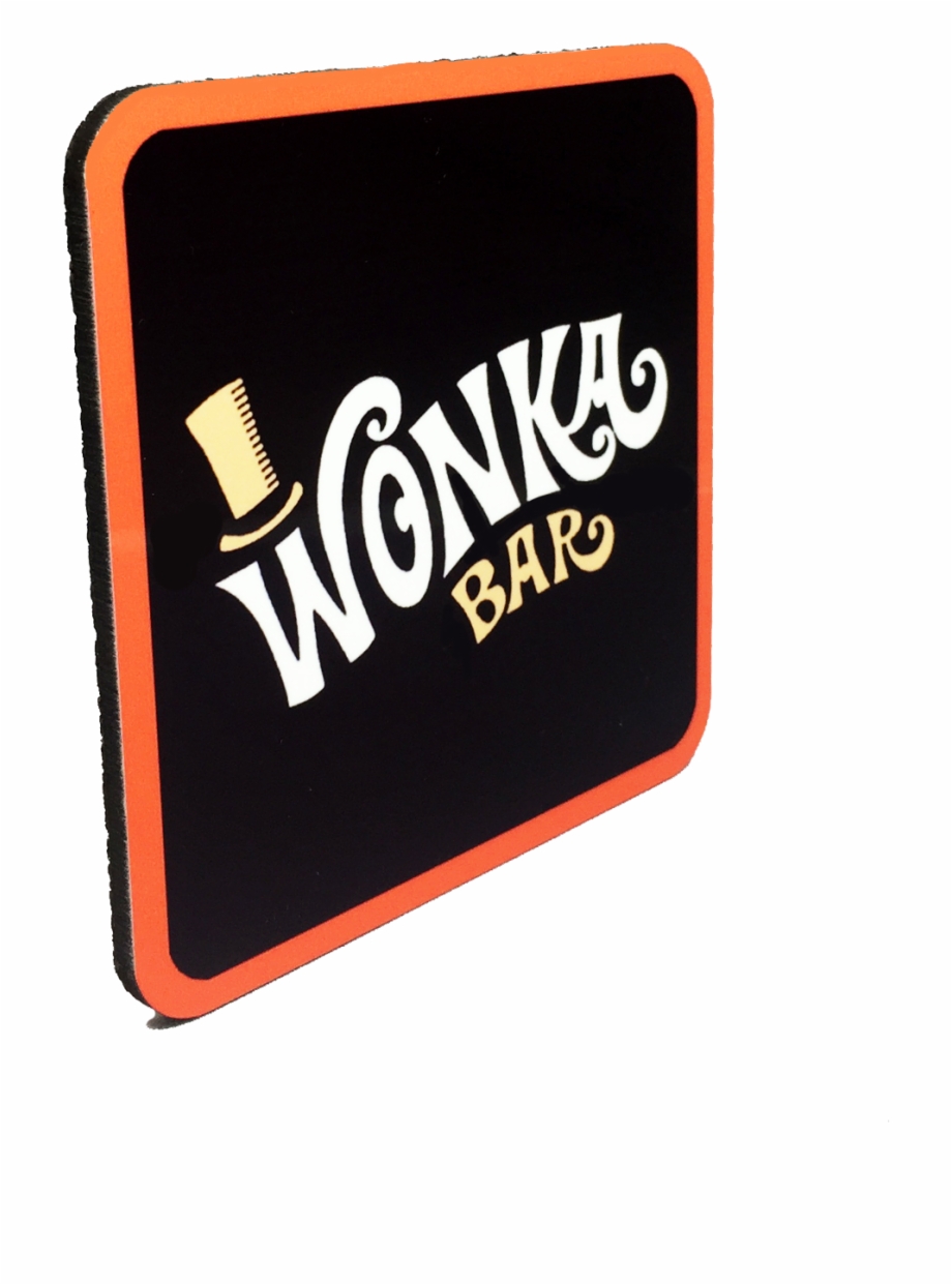 Willy Wonka Drink Coaster Willy Wonka Chocolate Bar