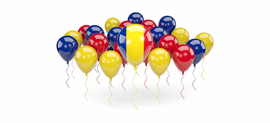 Blue Yellow Balloon Png