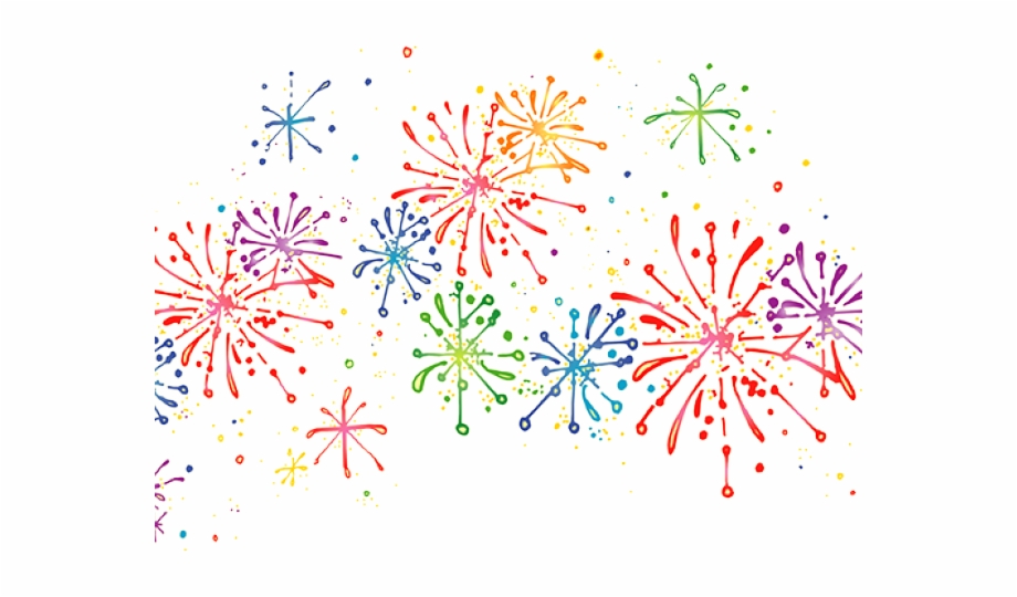 Confetti Clipart New Years Eve Fireworks Clipart Transparent