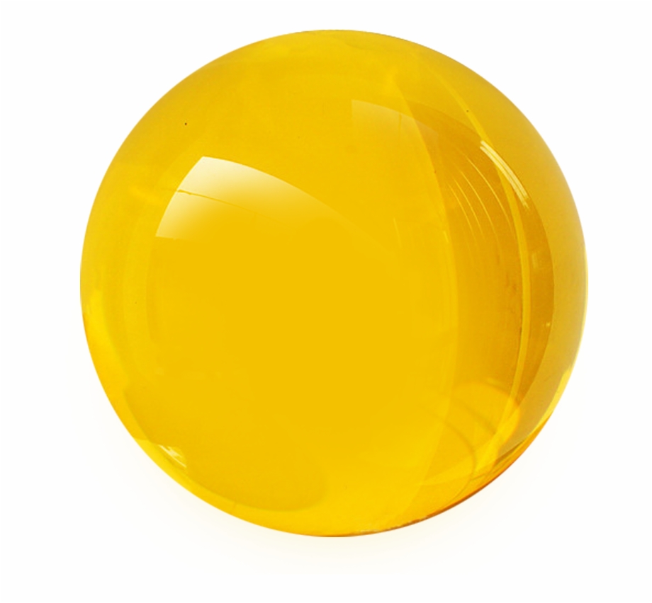Solid Color Glass Sphere Circle