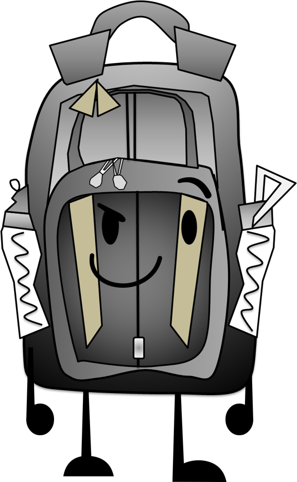 Clipart Backpack Object Anthropomorphic Insanity Backpack