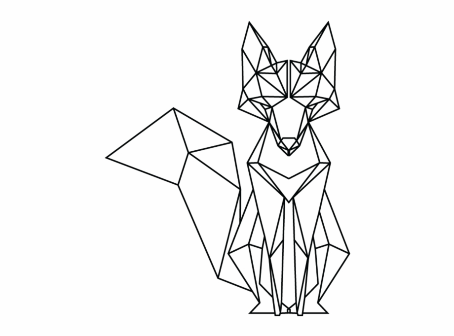 Origami Geometric Shapes Geometric Fox
