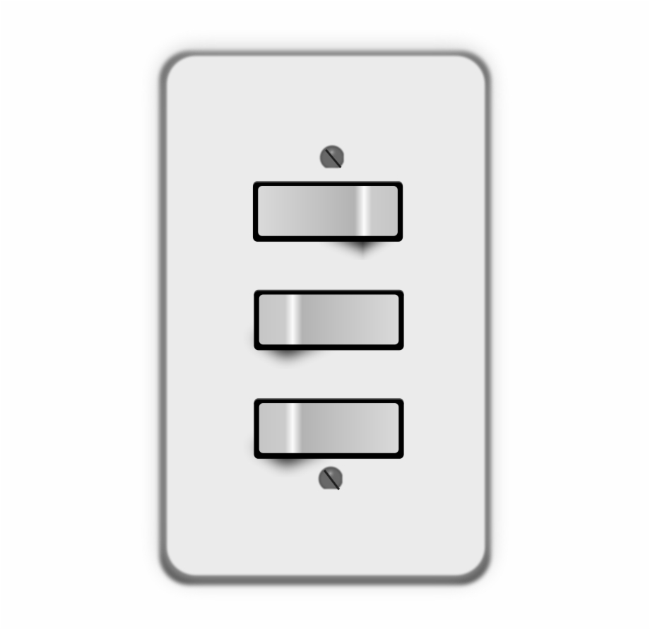 3 Switches Png Light Switch Clip Art
