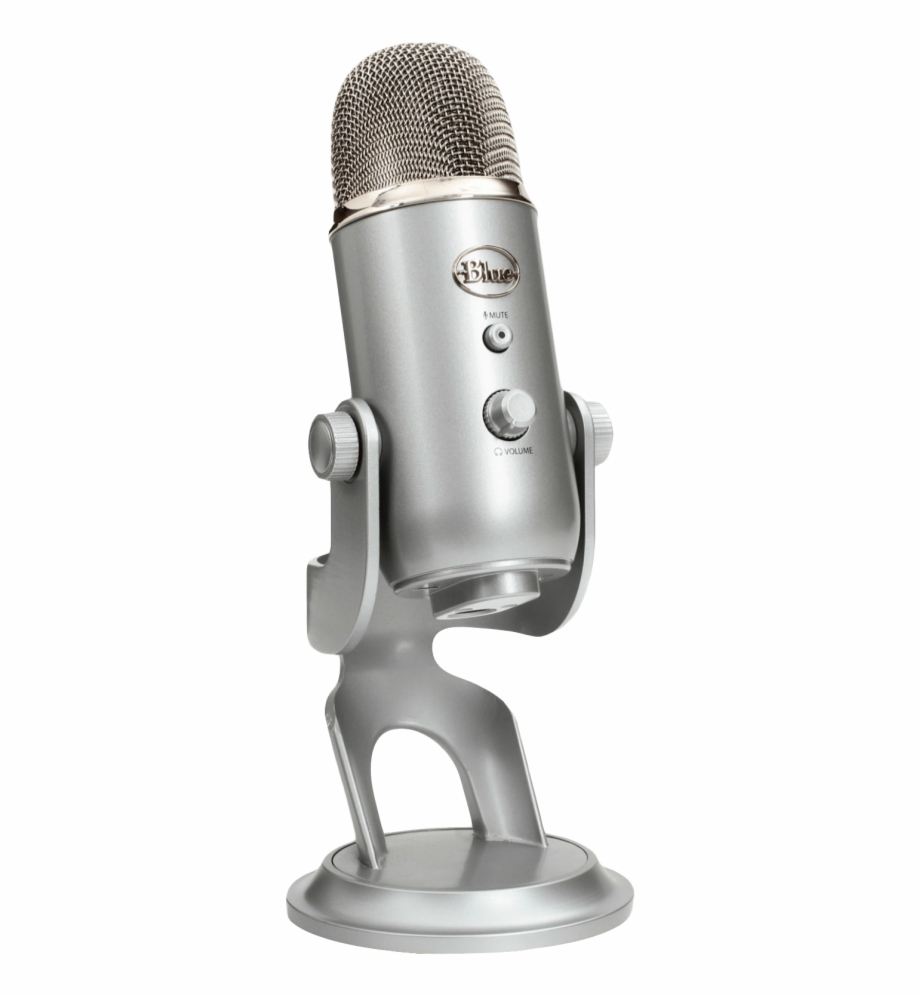 Podcast Microphone Blue Yeti Microphone Transparent