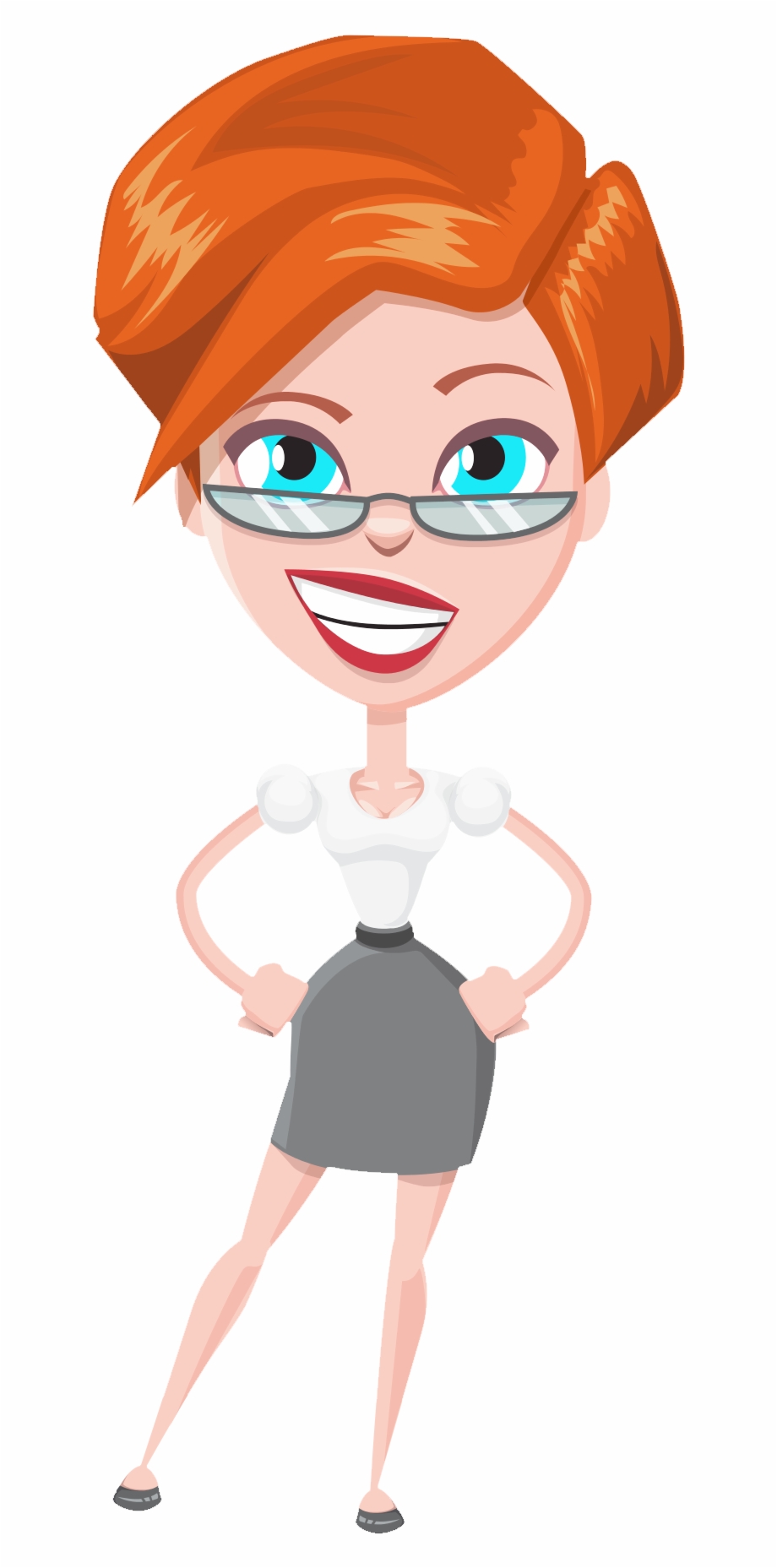 Business Woman Vector Png Transparent Image Vector Cartoon