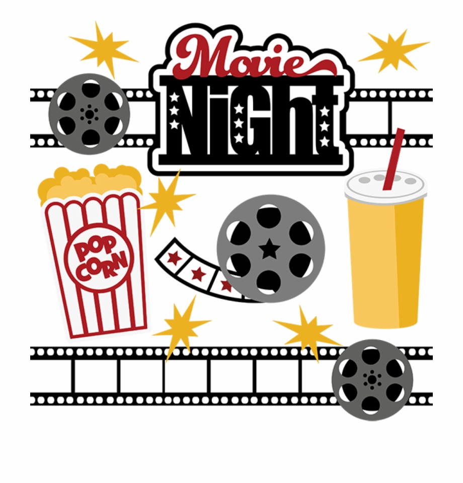 Movie Night Svg Collection Svg Files For Scrapbooking