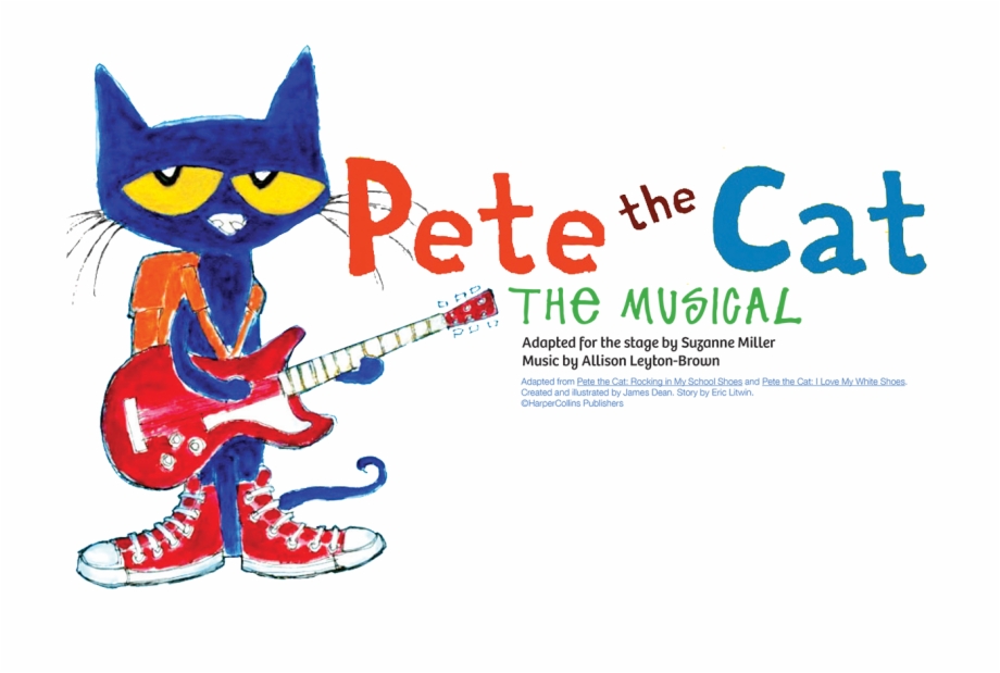 Pete The Cat Guitar Banner Library Library Cartoon
