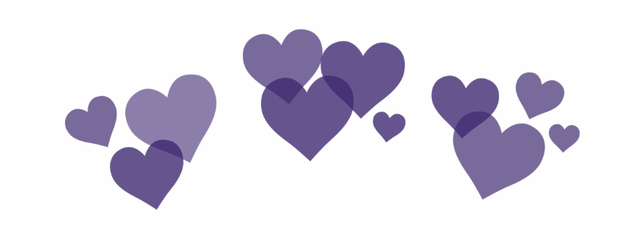 Purple Heart Snapchat Filter
