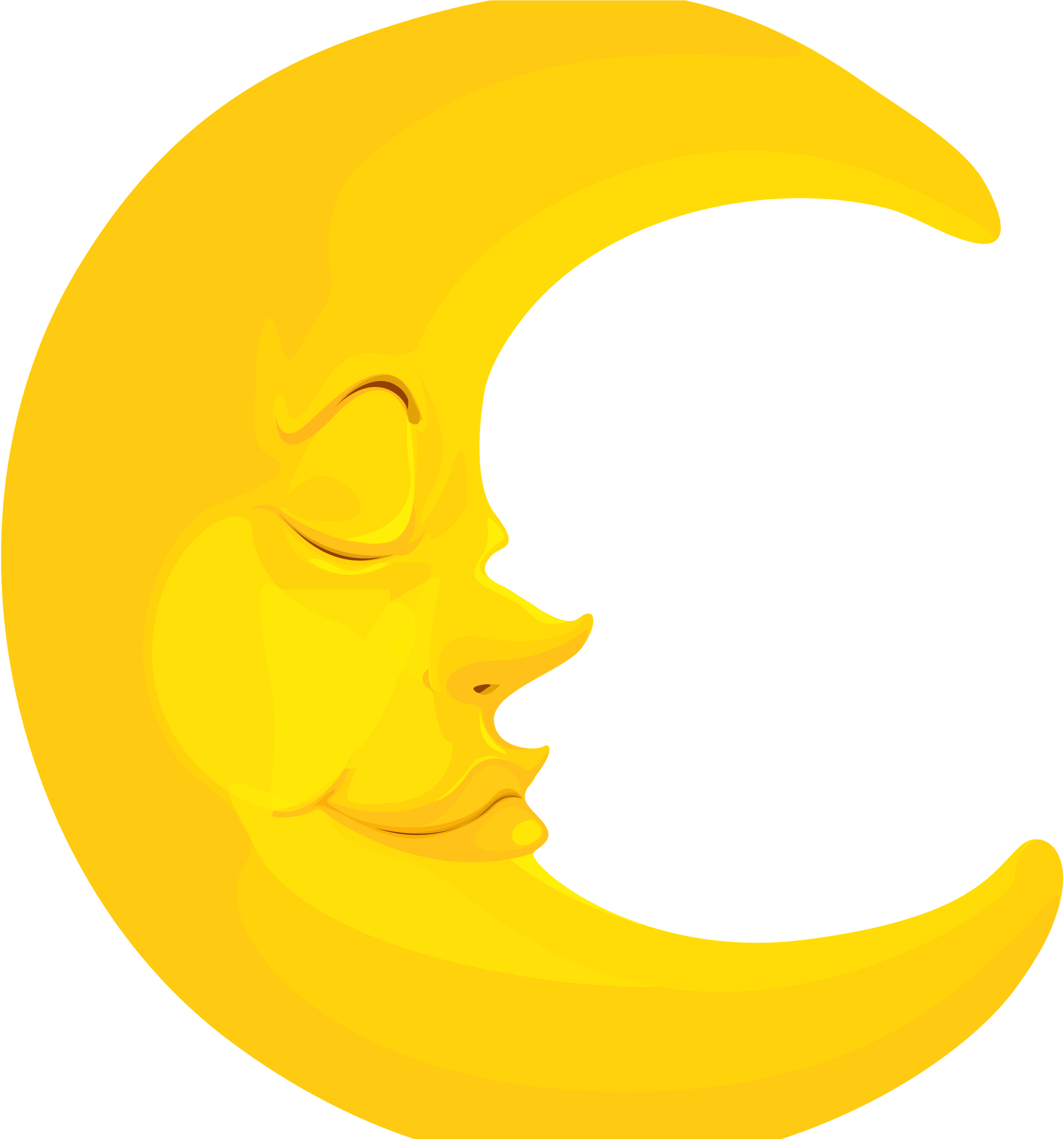 Download Moon Crescent Clipart Transparent Png Half Moon