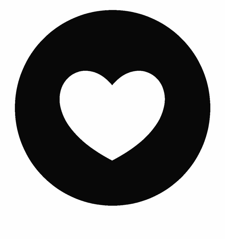 Little Black Heart Logo Stern Schwarz