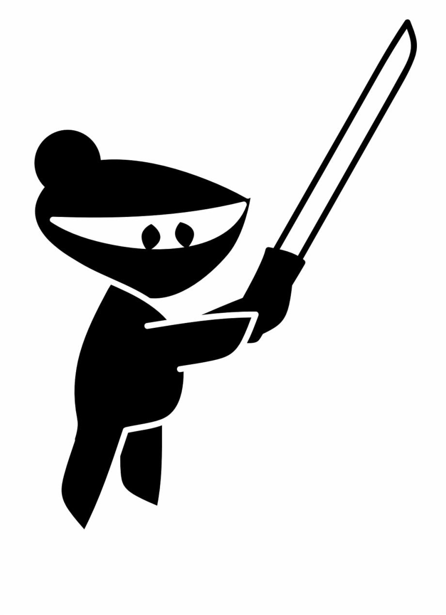 Ninja Samurai Sword Cartoon Png Image Ninja Clipart