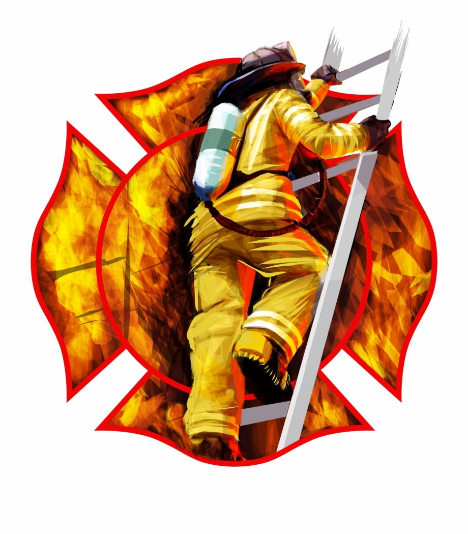 Fire Fighter Fabric Custom Print Panel Firefighter Firefighter