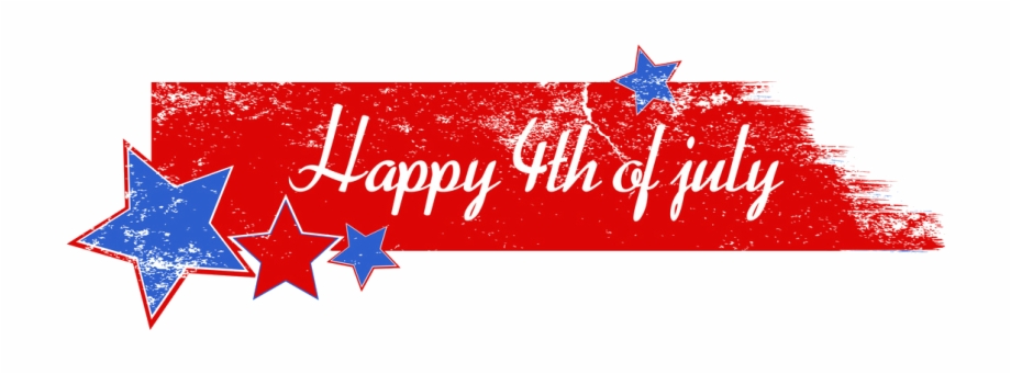 Happy 4Th Of July Banner Png