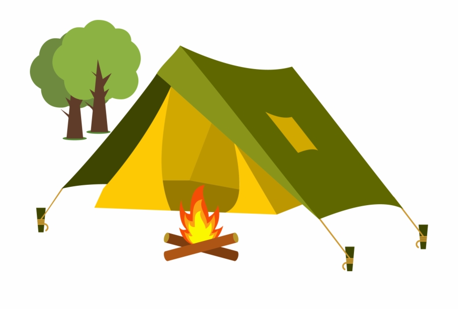 Tent Cartoon Camping Clip Art Transparent Background Tent