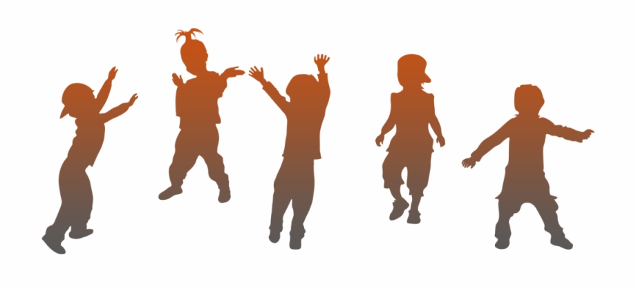 transparent background people silhouette
