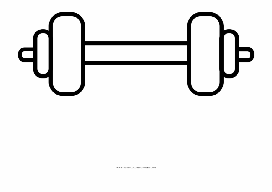 Weightlifting Coloring Page Vector Graphics