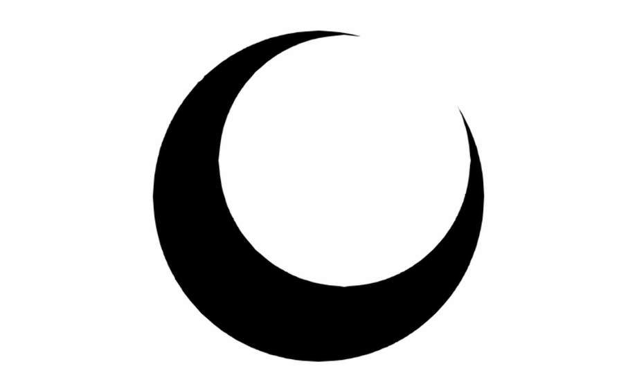Black Crescent Moon Png 1 Sehanine Symbol