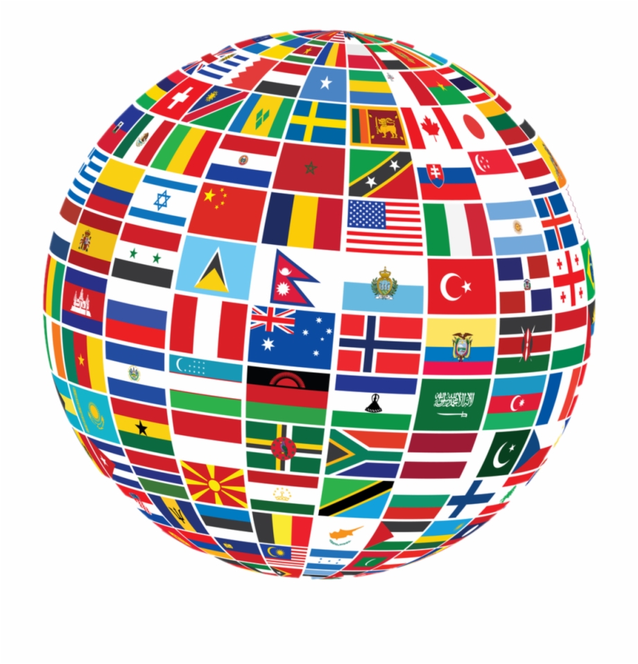 Newsletter Flags All Around World