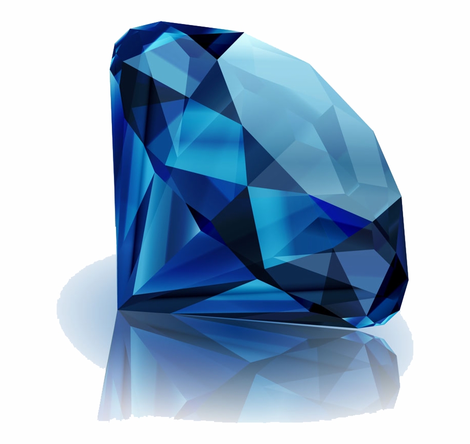 Blue Diamond Gemstone Gem Jewellery Png File Hd