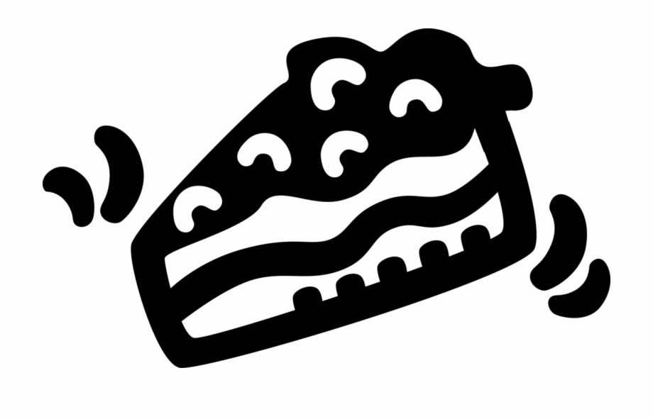 Vector Illustration Of Slice Of Sweet Dessert Baked