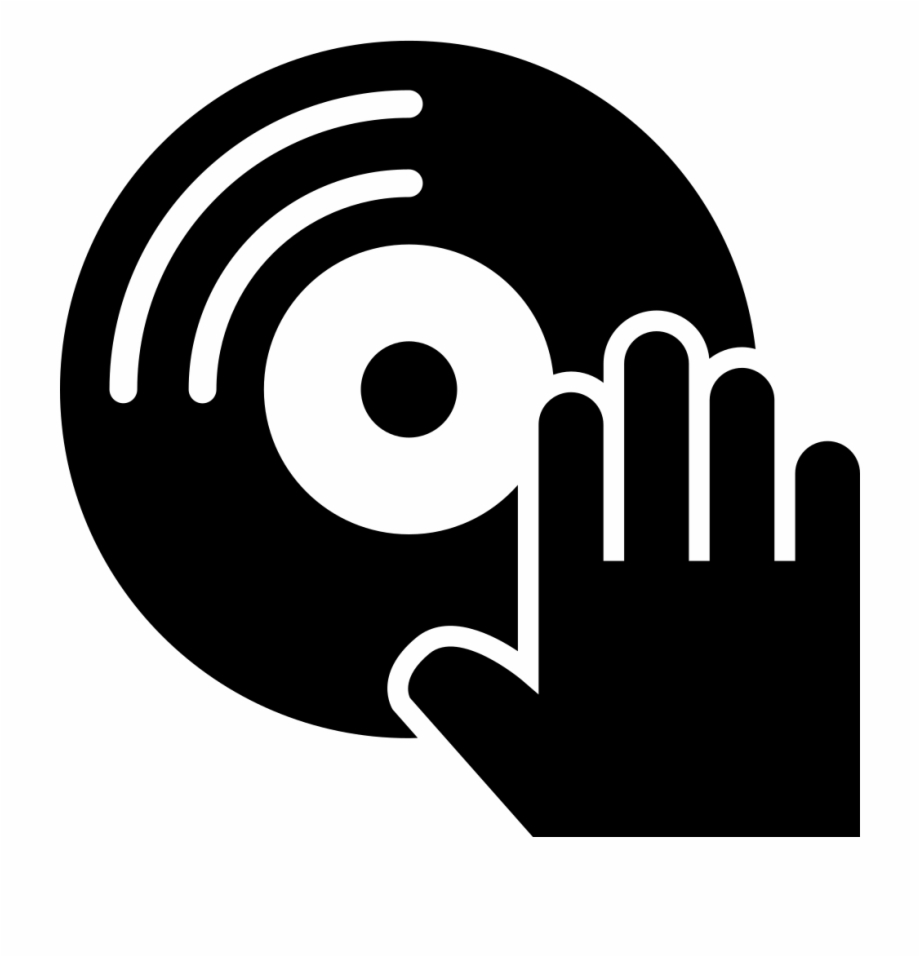 Musical Disc And Dj Hand Svg Png Icon Clip Art Library
