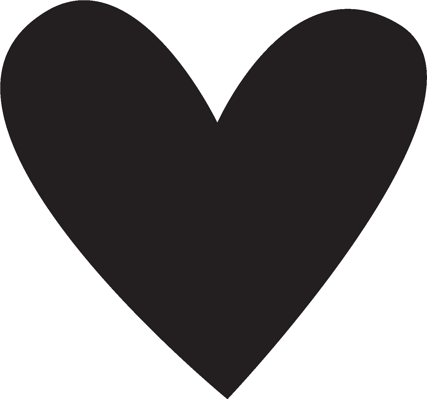 Free Black Heart Transparent Background, Download Free Black Heart