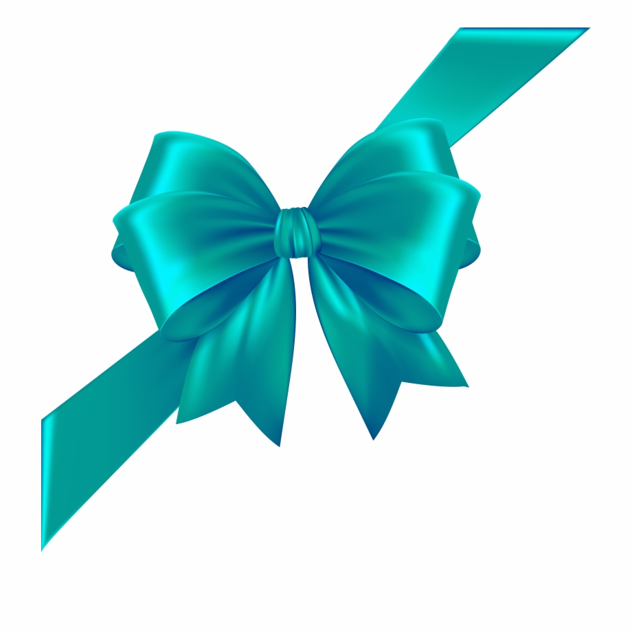 With Ribbon Blue Transparent Image Gallery View