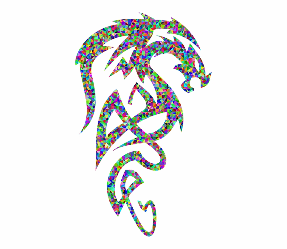 Black And White Dragon Png