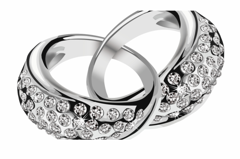 Wedding Ring Silver Vector