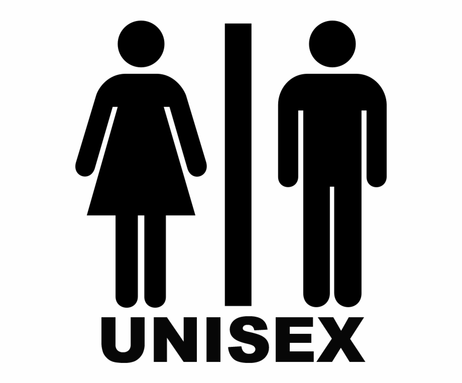 Unisex Icon Unisex Bathroom Sign