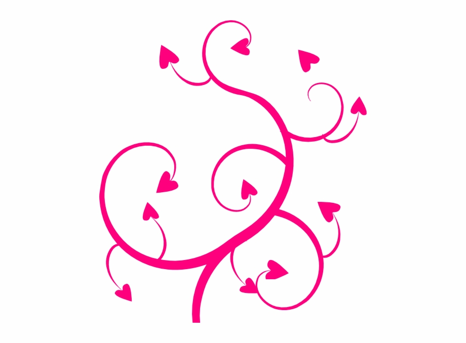 Pink Swirl Clip Art Clipart Swirl Heart