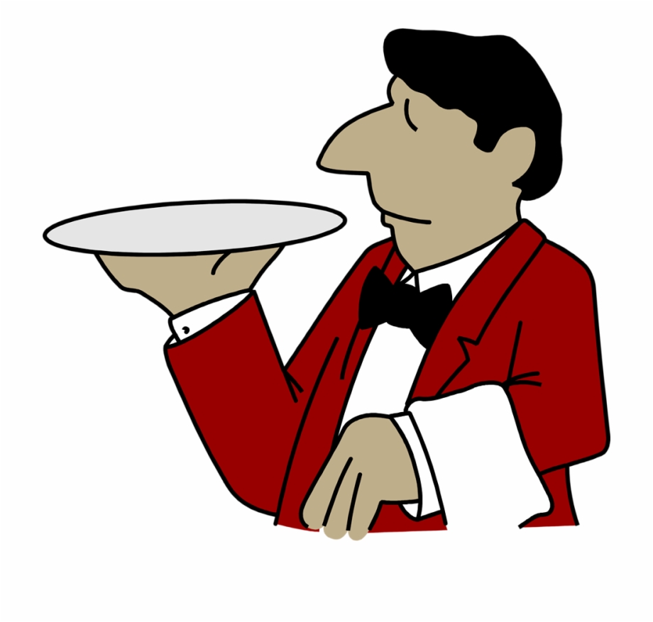 Free Waiter Pictures Waiter Clipart Transparent Background