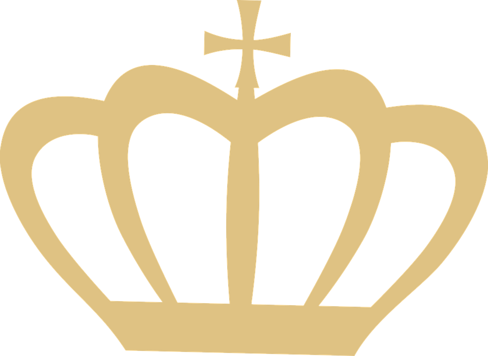 Crown Silhouette Gold Clip Art King Queen Prince