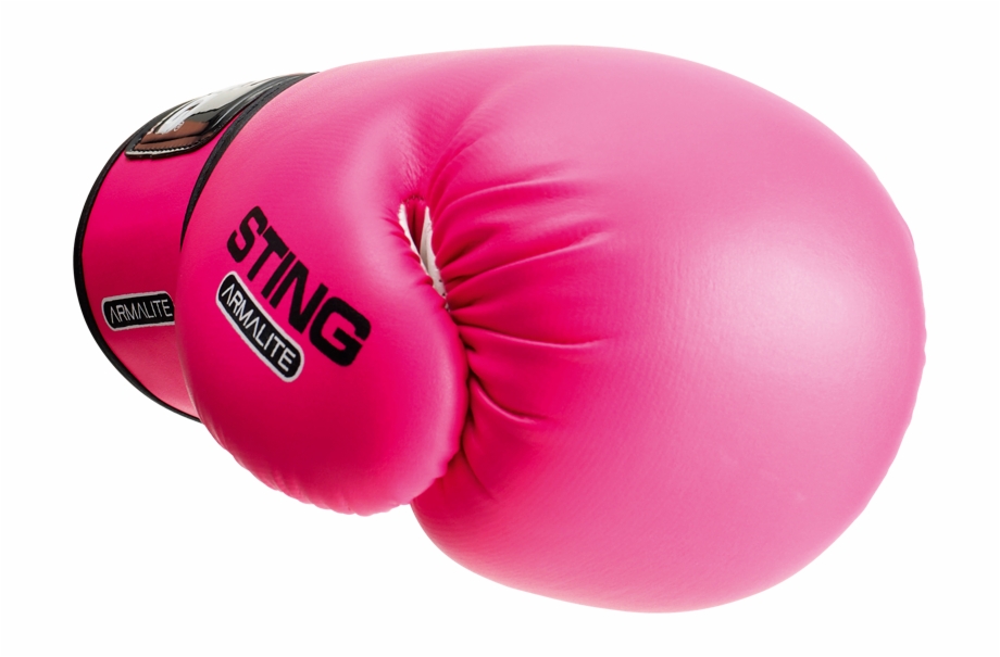 Deeppink Transparent Pink Boxing Gloves