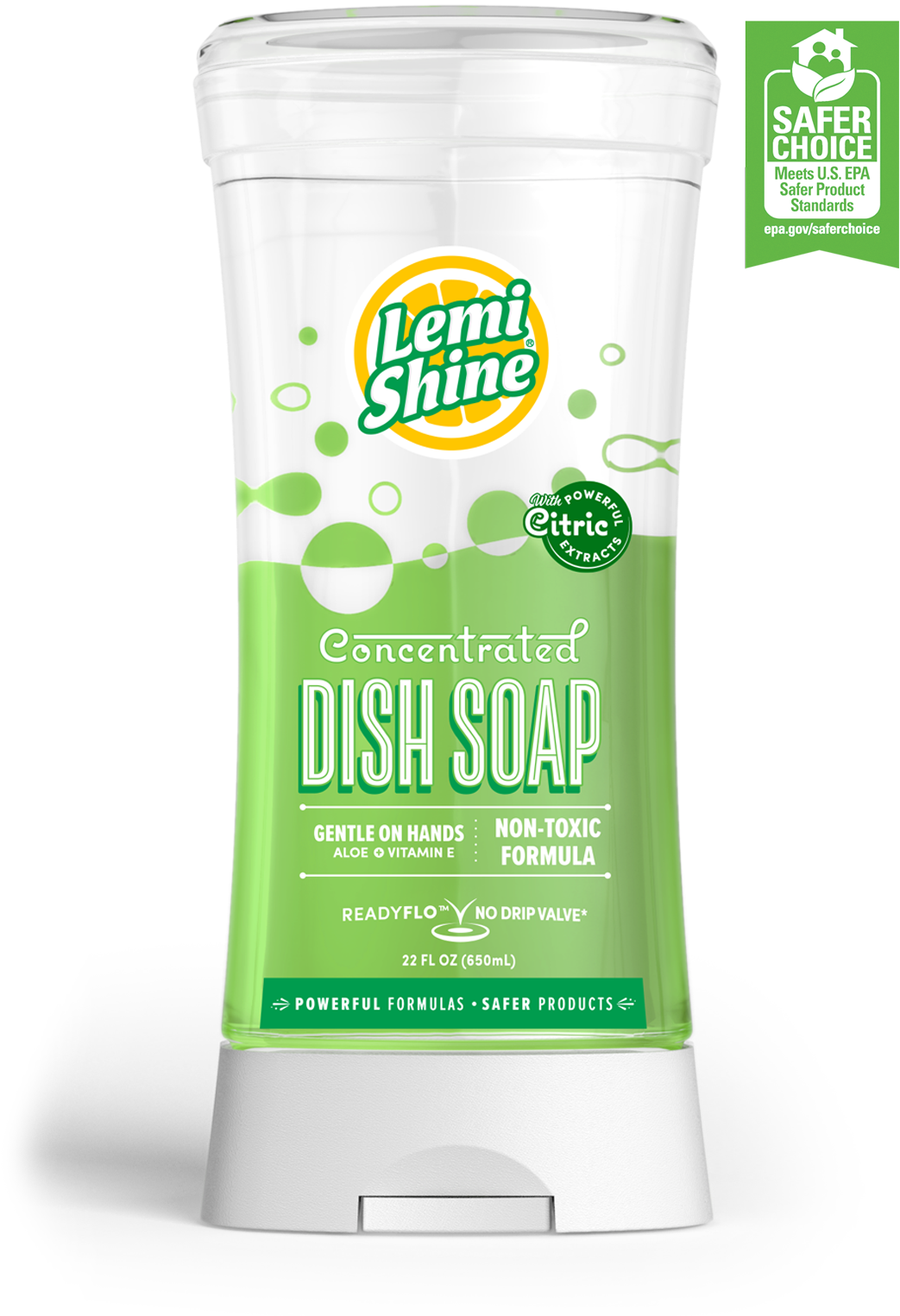 Lemi Shine Dish Soap Gentle Plastic