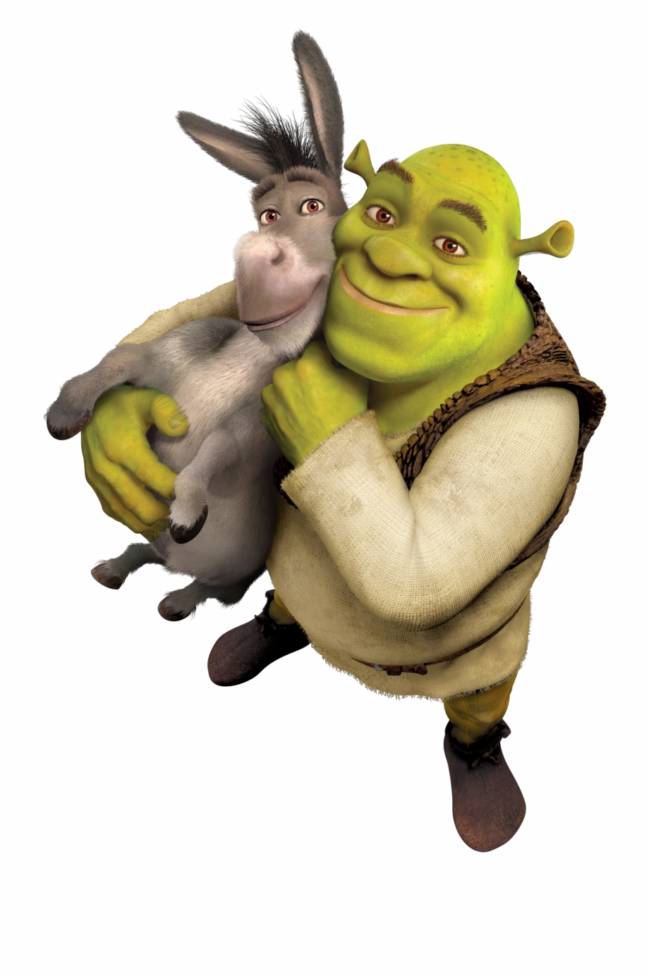 Shrek With Donkey Shrek And Donkey Hugging