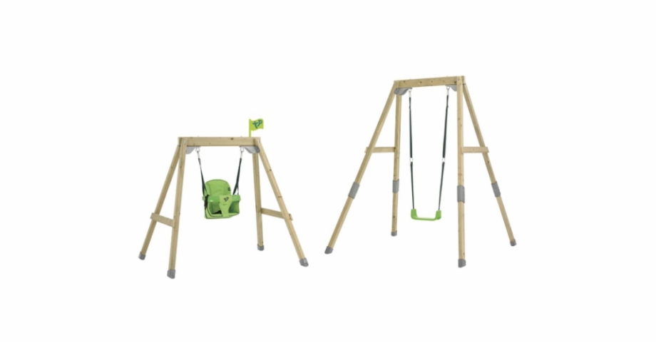 Tp Toys Acorn Growable Wooden Swing Set Foldaway