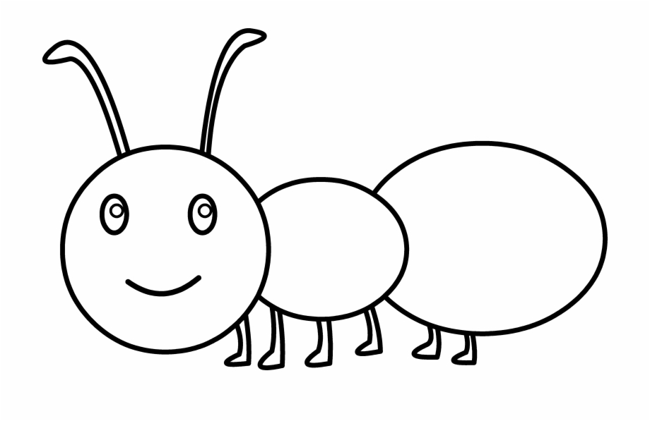 Spider Clipart Ant Cute Ant Coloring