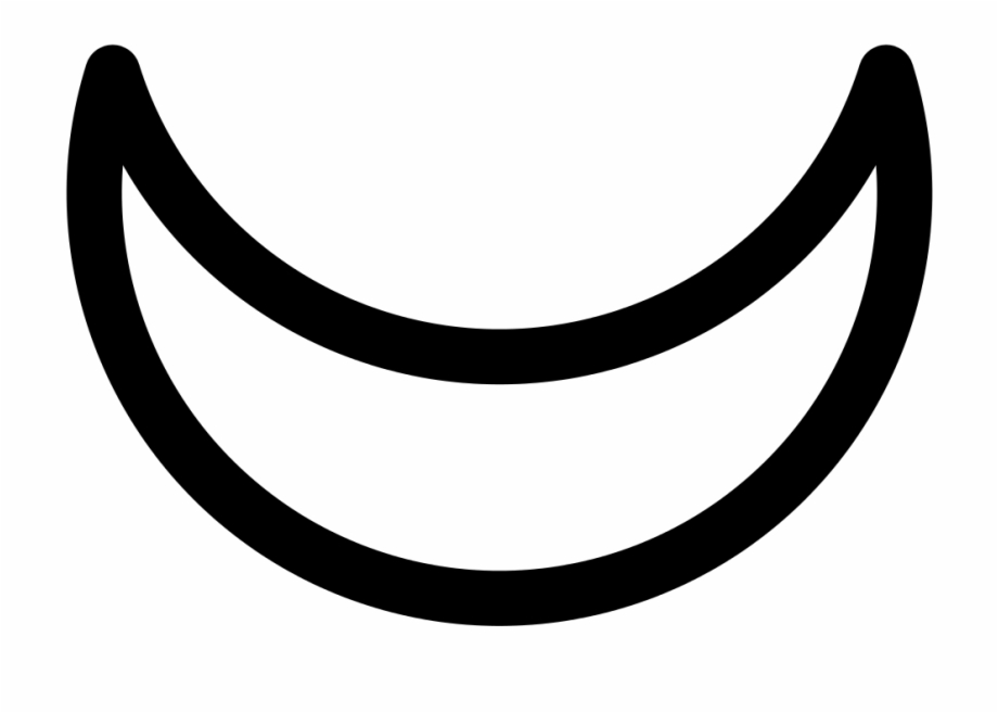 Moon Crescent Symbol Upward Facing Crescent Moon Meaning