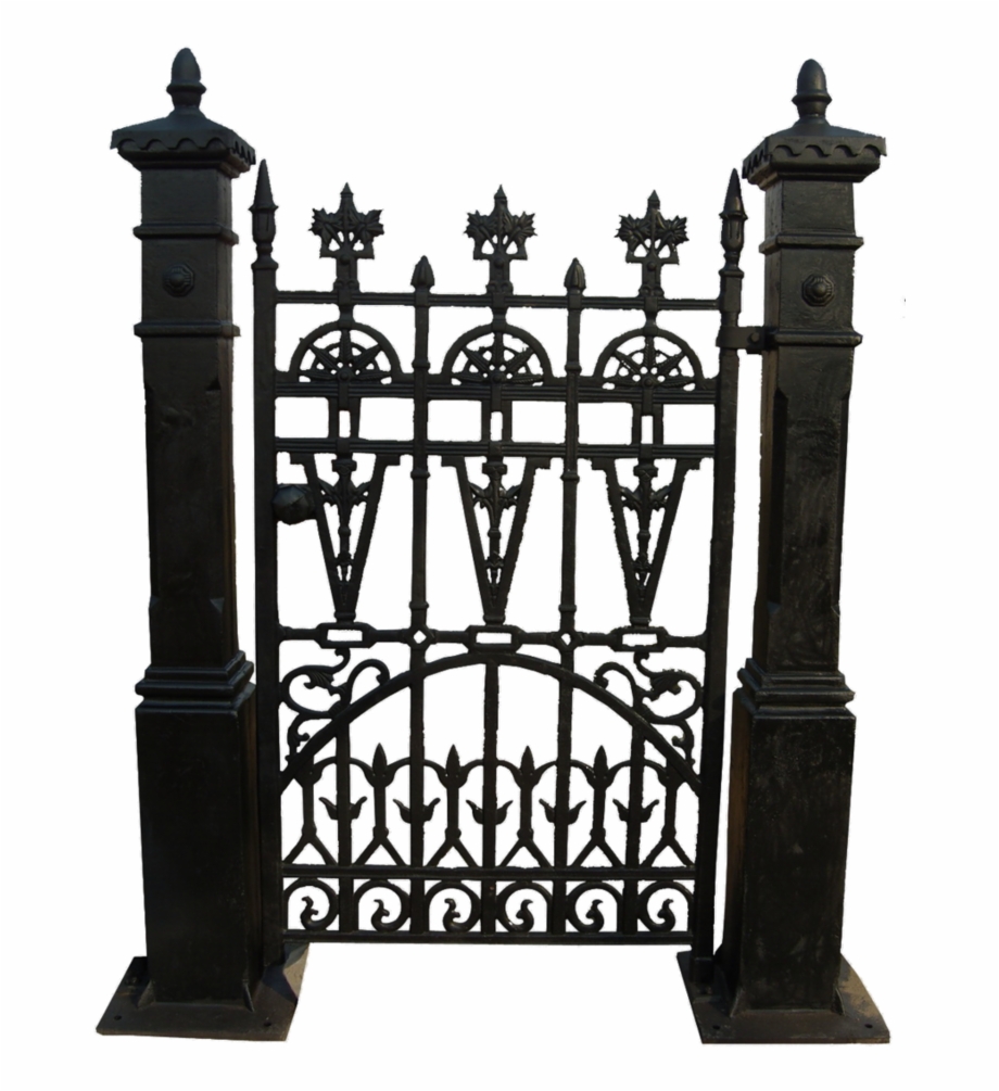 Wrought Iron Png Cemetery Gate Png