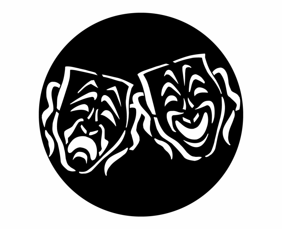 Apollo Masks Tragedy Comedy Gobo Dr Coys Logo