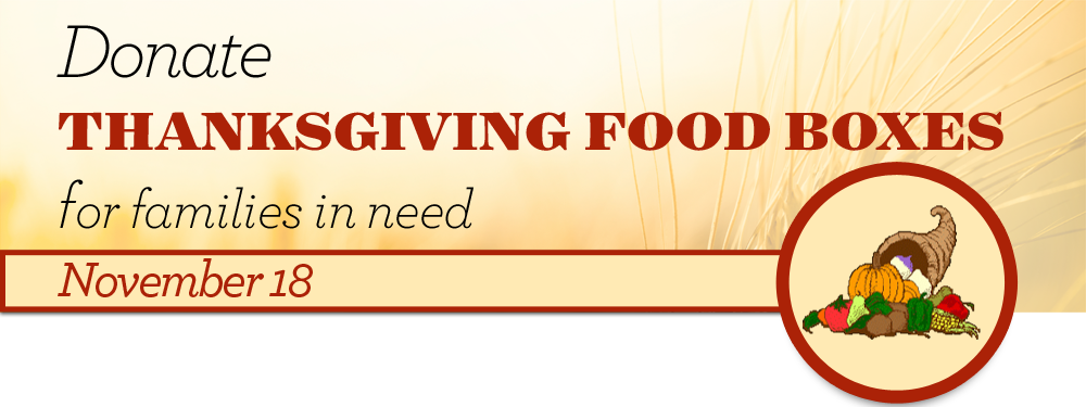 Thanksgiving Food Drive Free Holiday Clipart