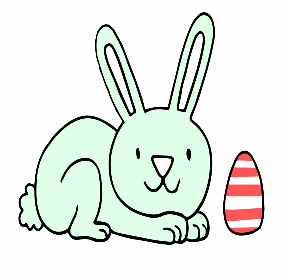 Bunny Find Egg Png Picture Domestic Rabbit